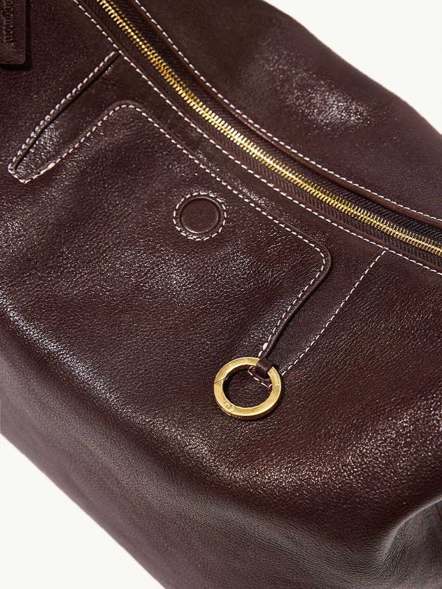Medium Yore Hobo Bag (Minimal Version) - Raisin