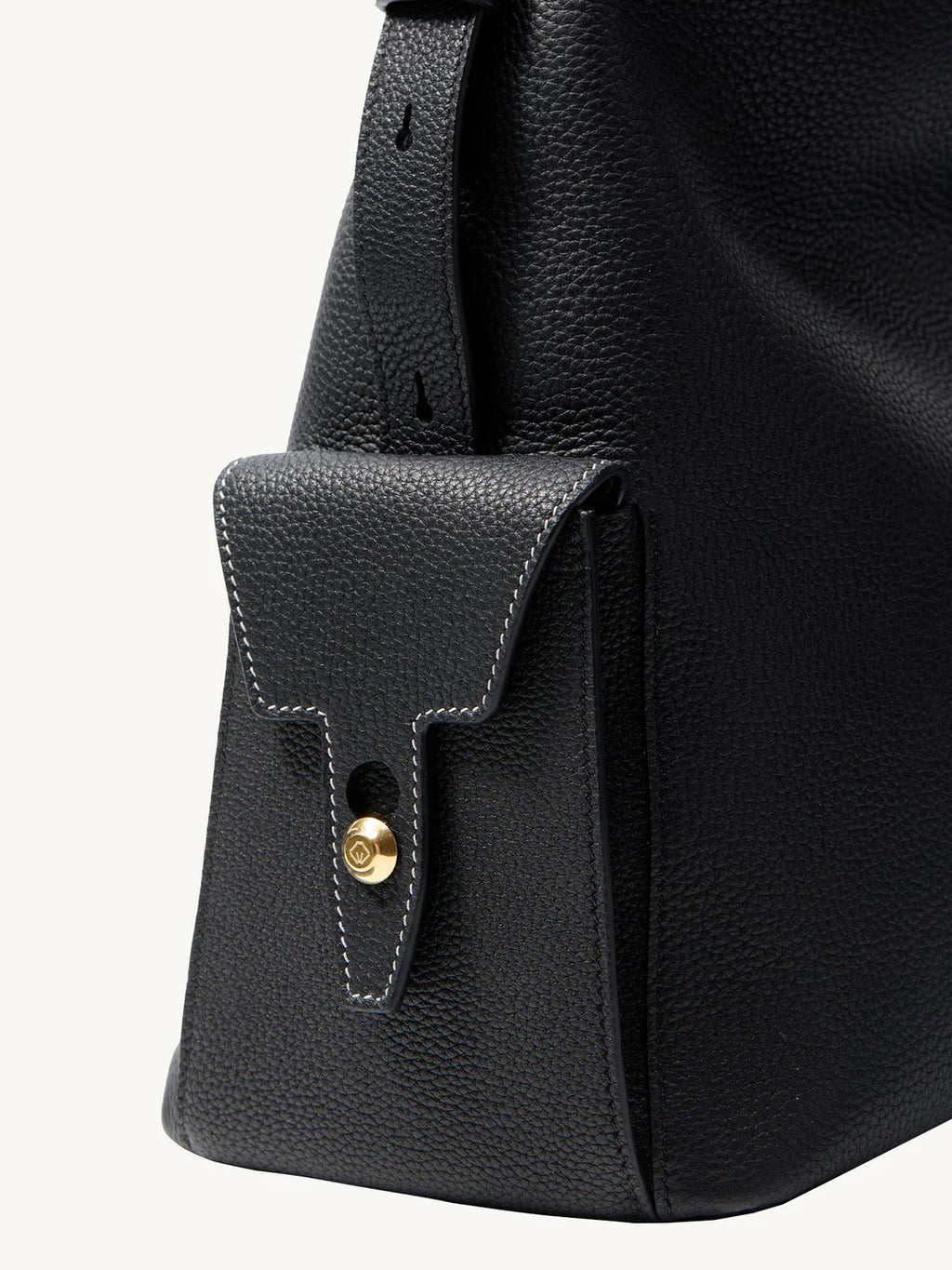 Medium Yore Hobo Bag - Onyx Grain