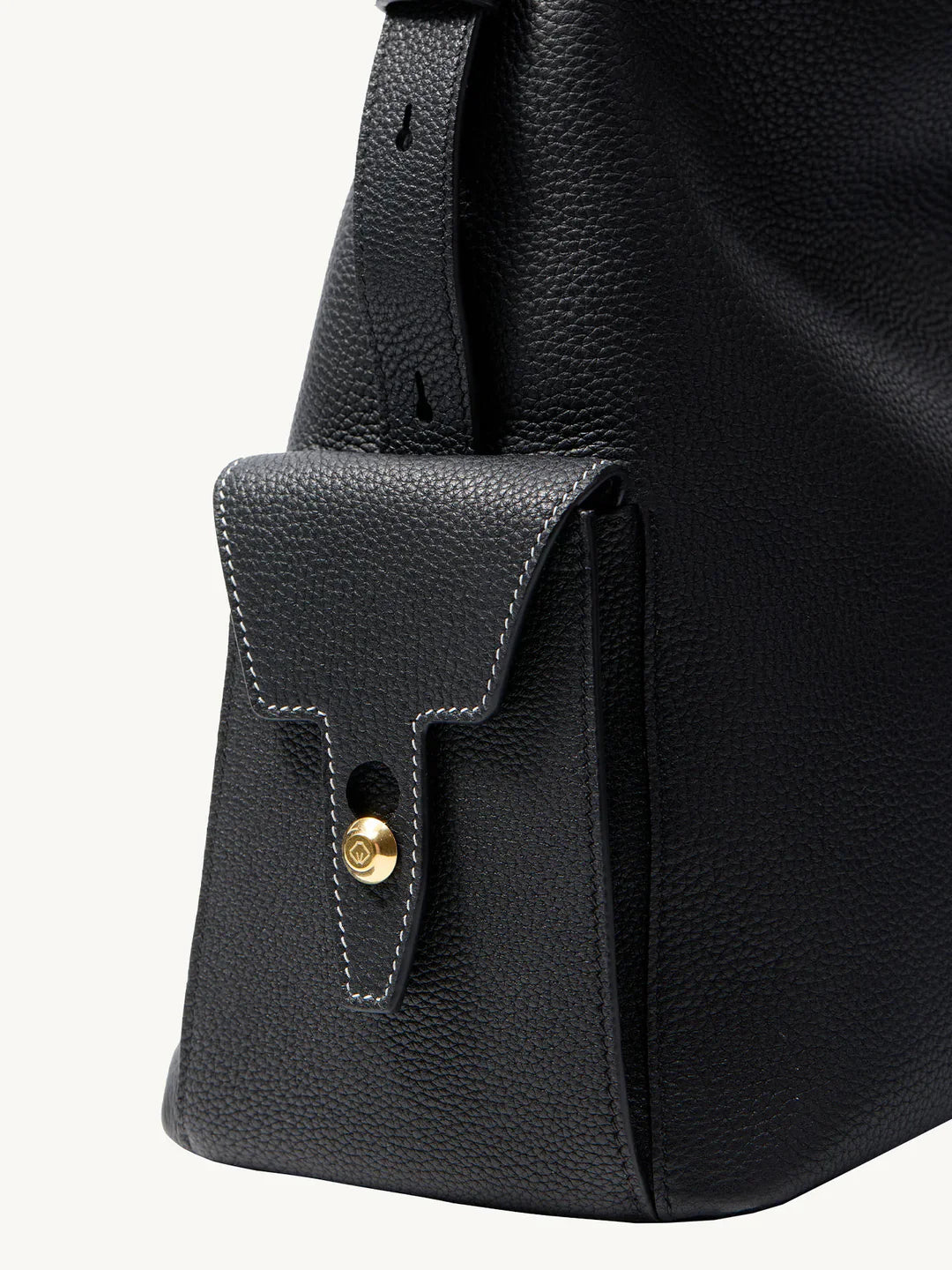 Medium Yore Hobo Bag - Onyx Grain