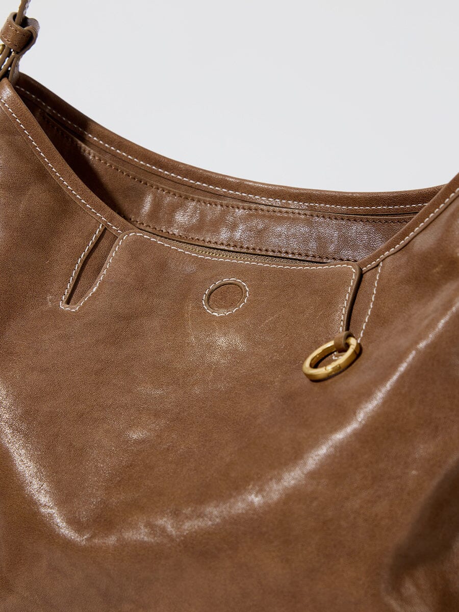 Medium Yore Hobo Bag - Sandal