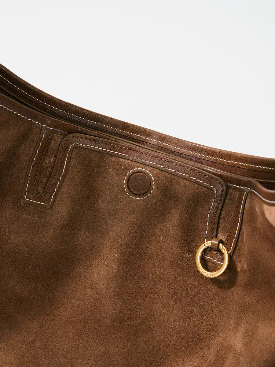 Medium Yore Hobo Bag - Sandal Suede