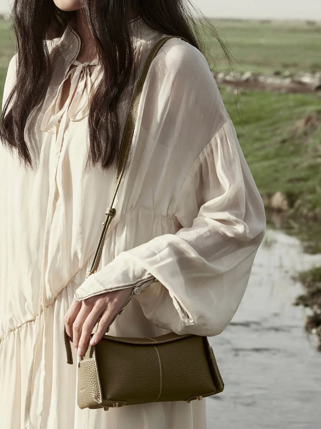 Mini Drippy Roof Bag - Moss