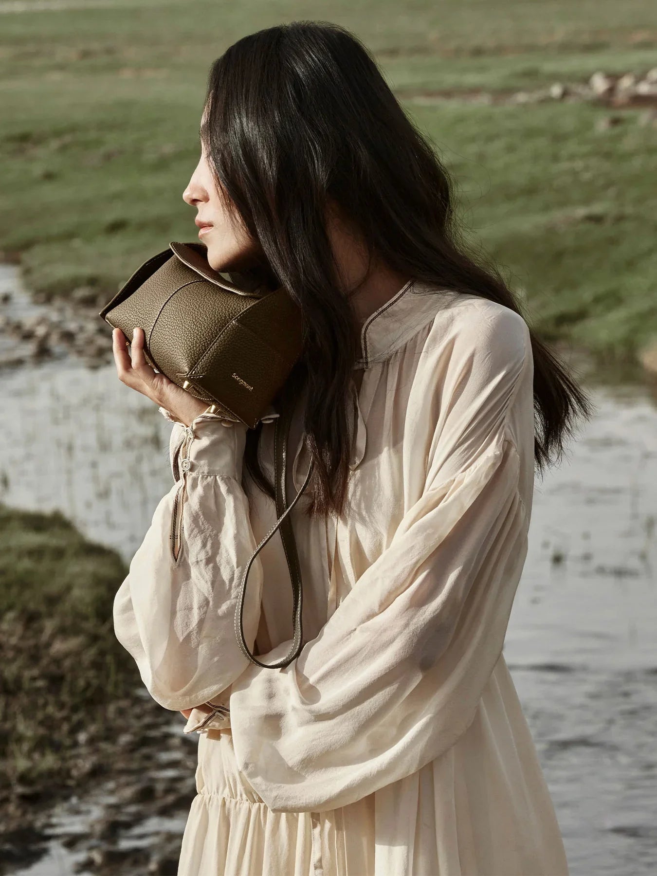 Mini Drippy Roof Bag - Moss