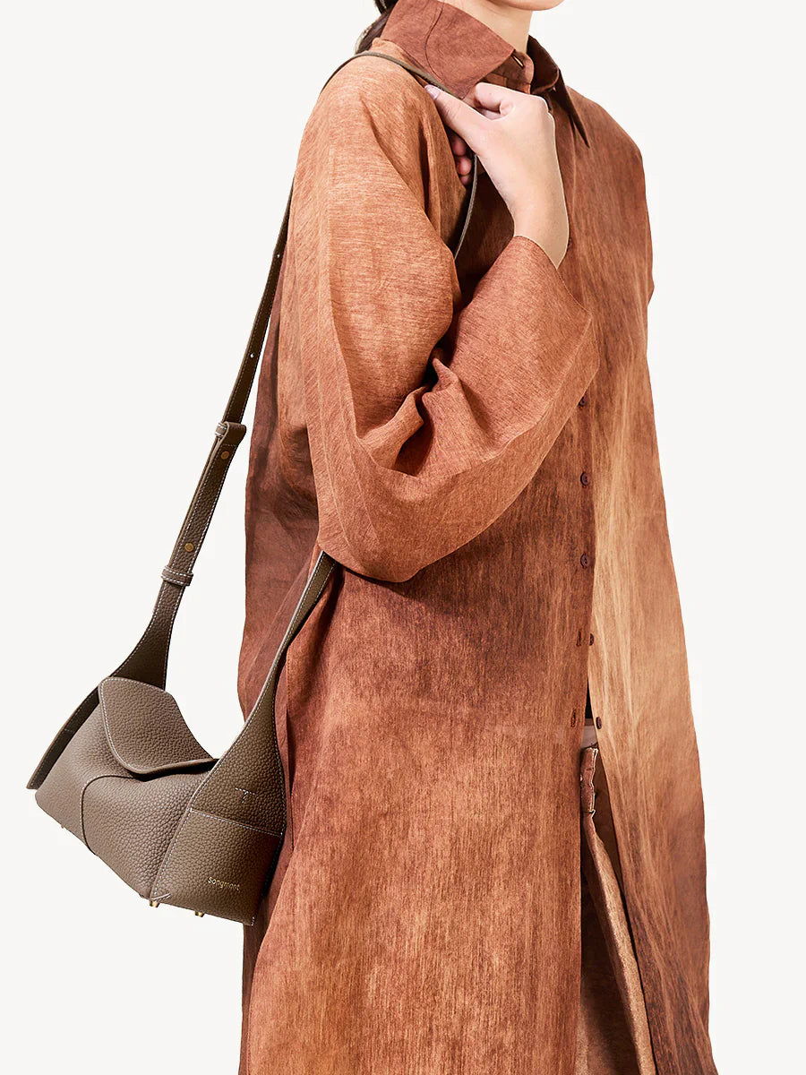 Mini Drippy Roof Bag - Taupe