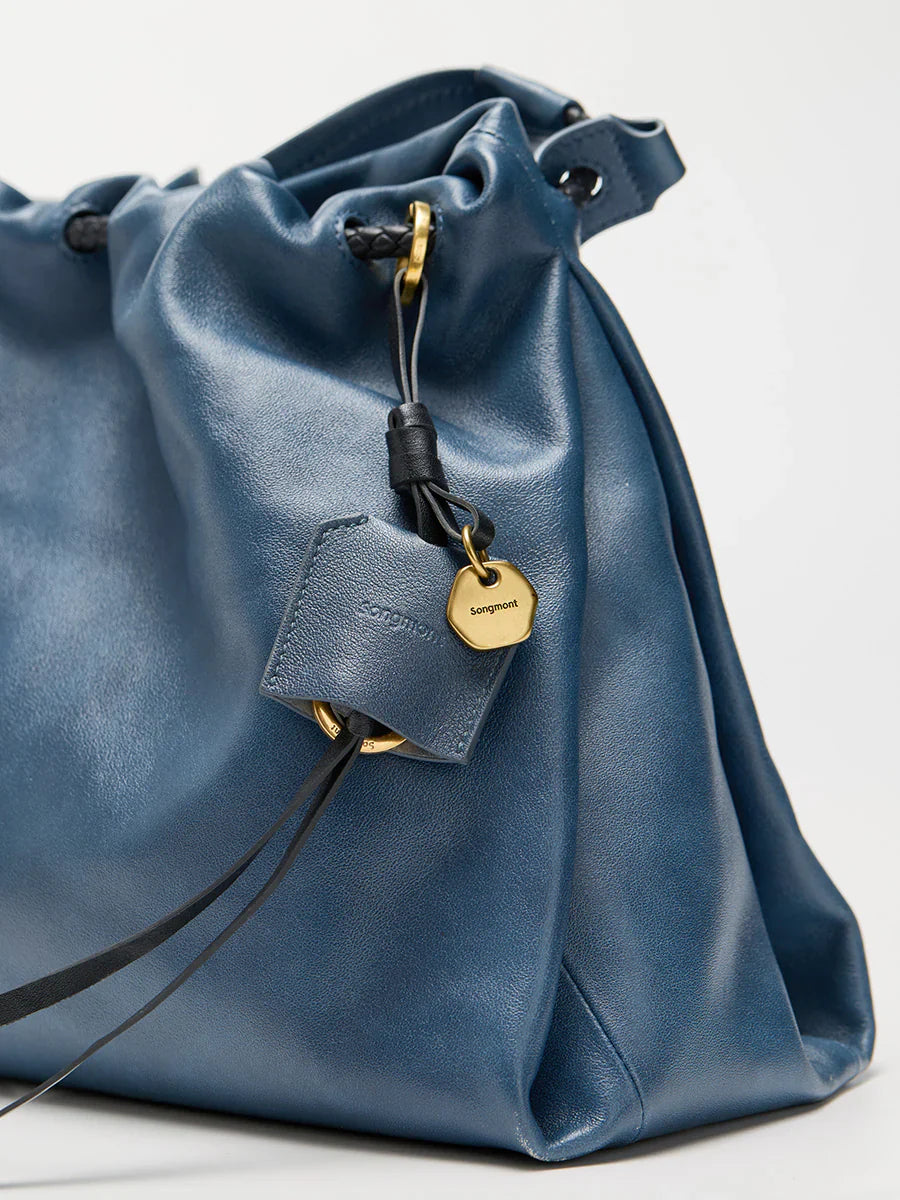 Small Gather Bag Set - Navy (Contrast Tone)