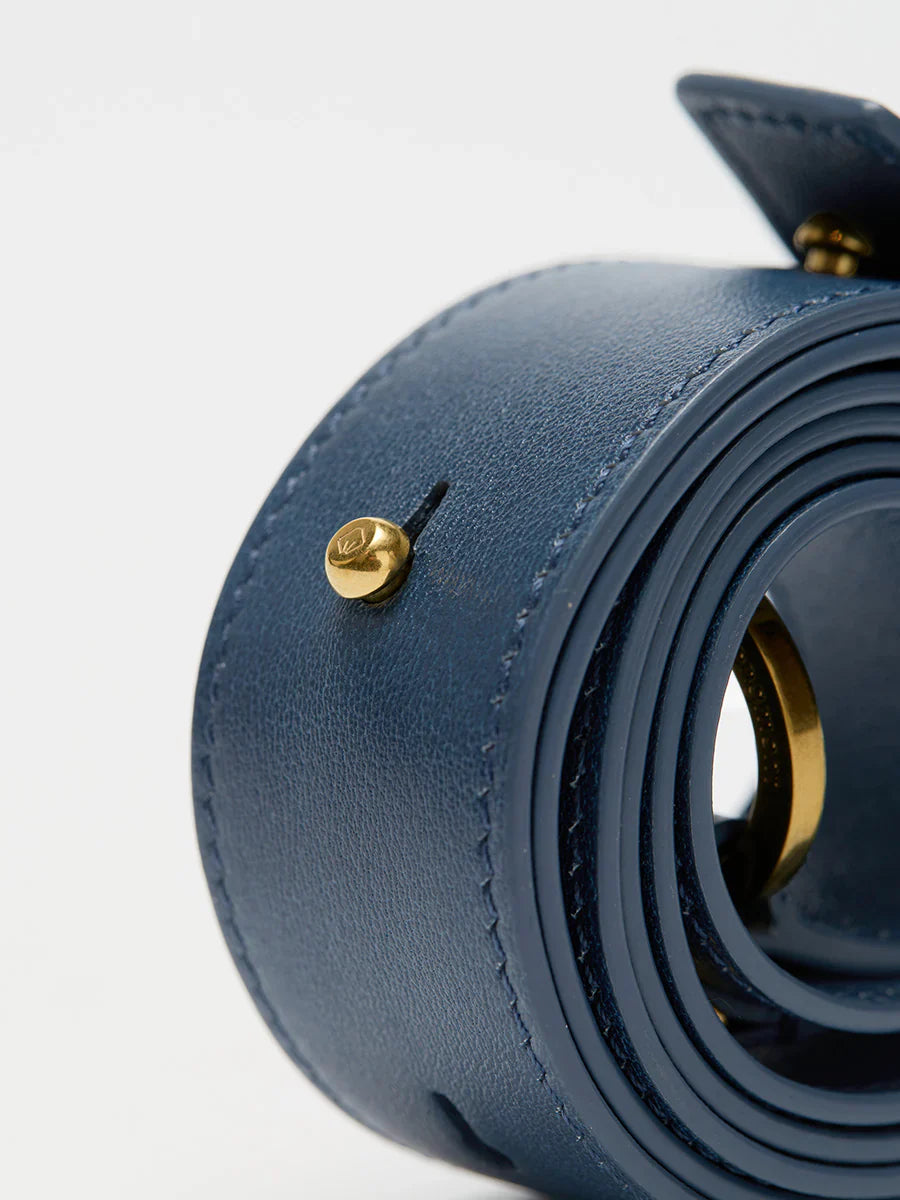Small Gather Bag Set - Navy (Contrast Tone)