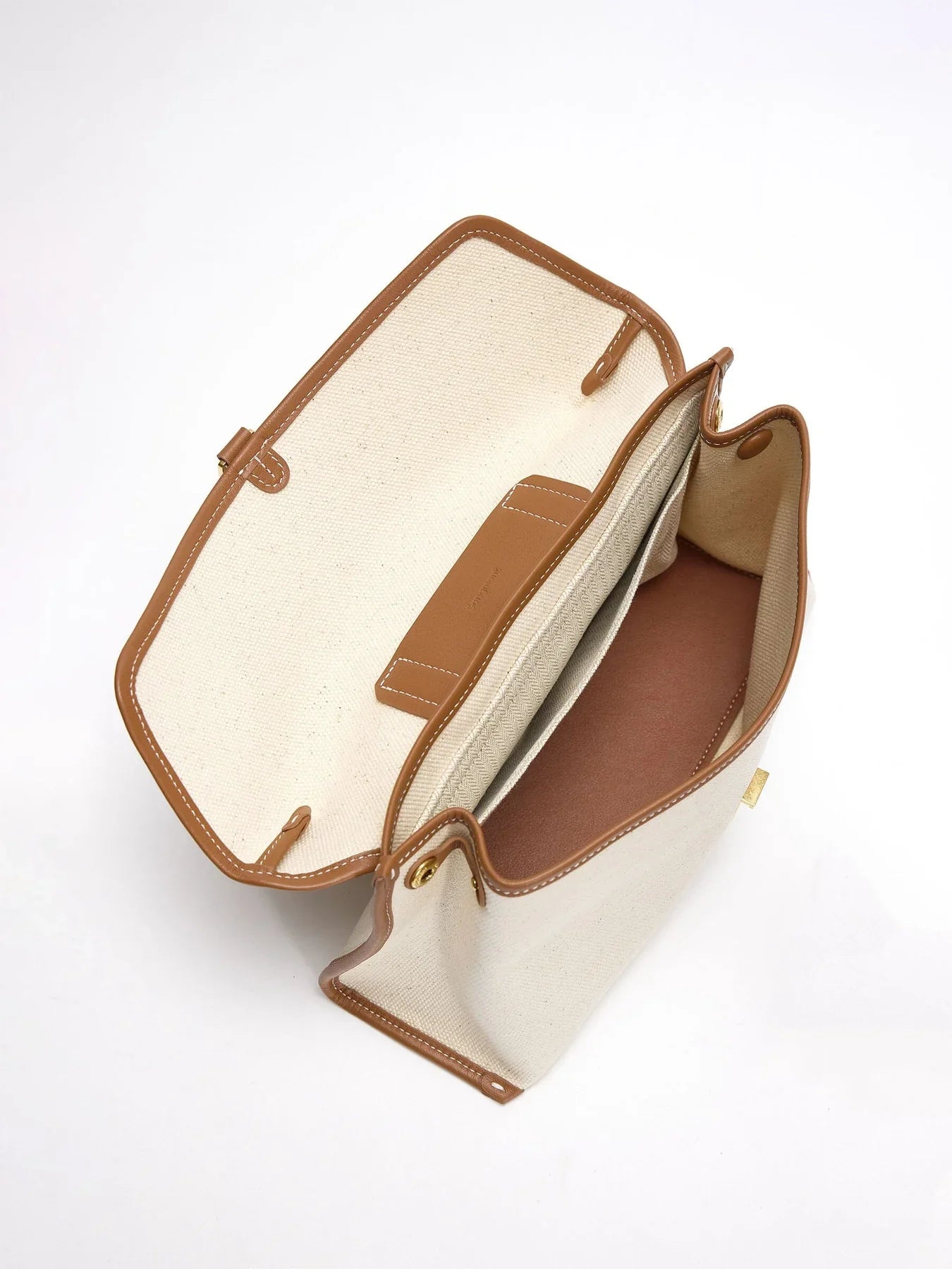 Small Shan Satchel Bag - Canvas