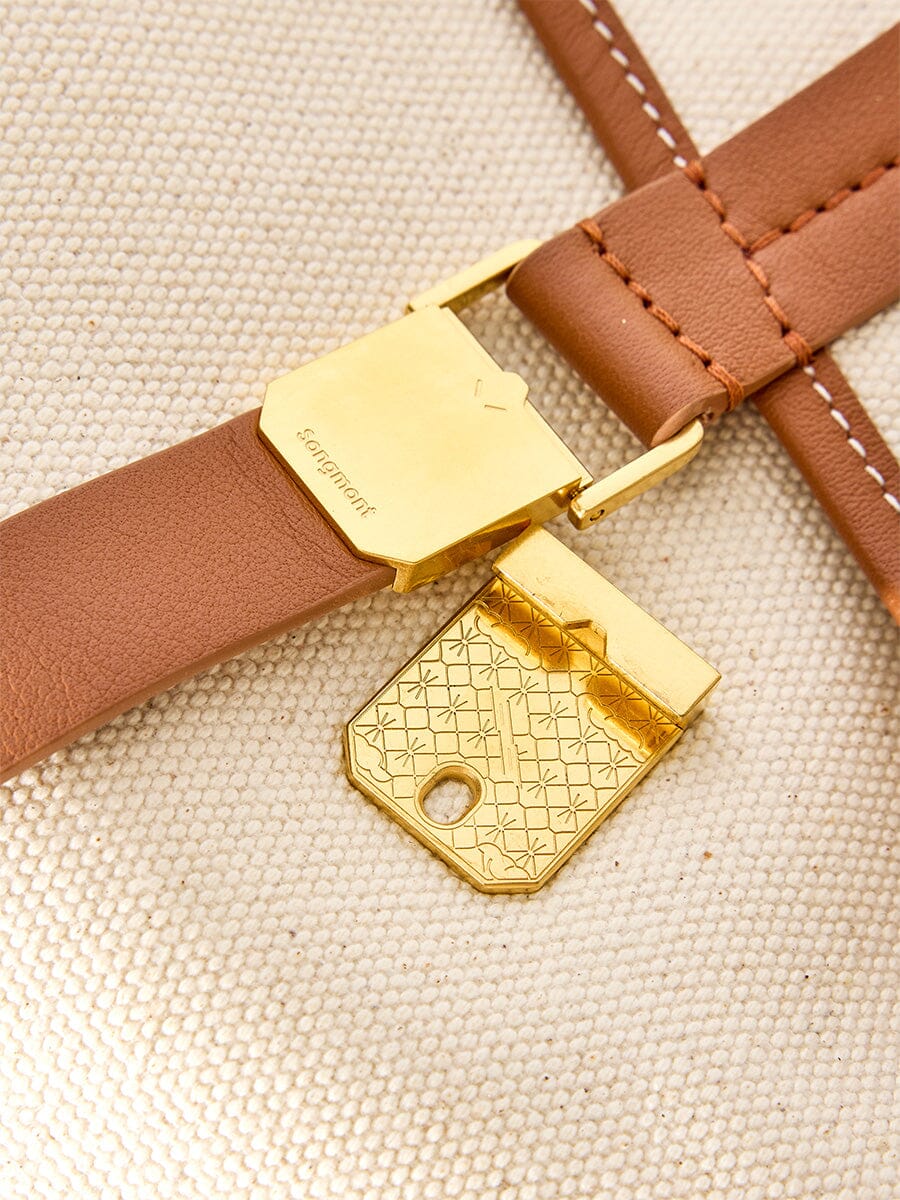 Small Shan Satchel Bag - Canvas