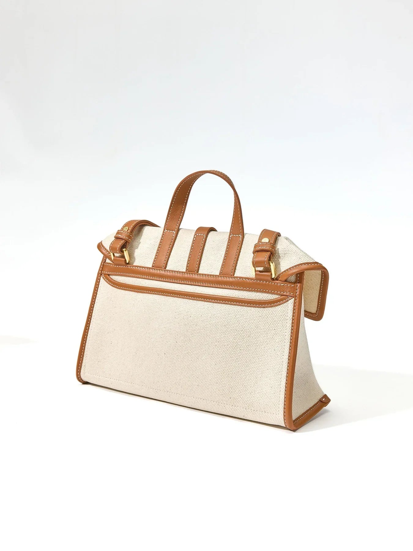 Small Shan Satchel Bag - Canvas