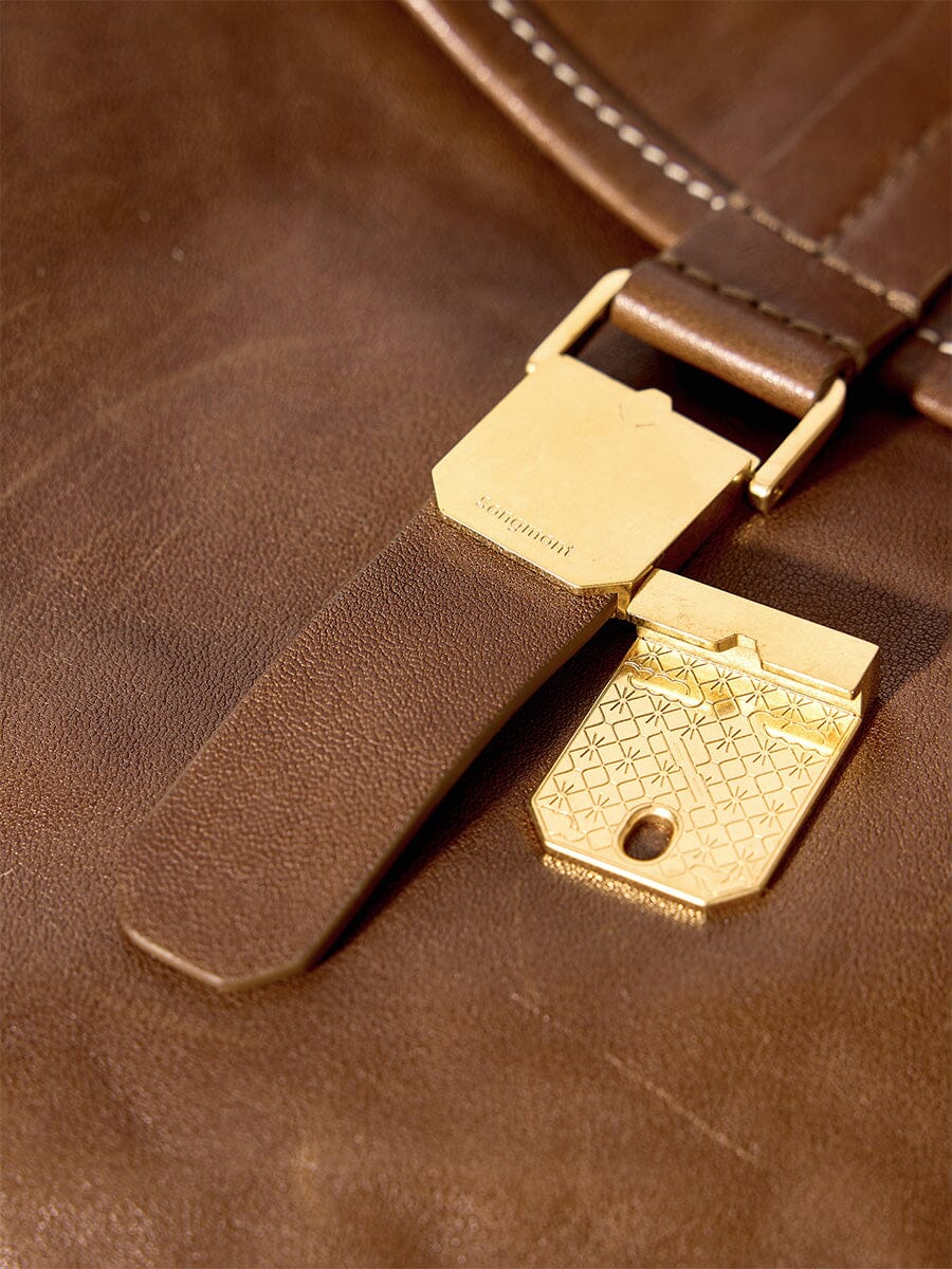 Small Shan Satchel Bag - Sandal