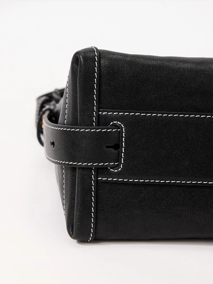 Small Yore Hobo Bag (Minimal Version) - Onyx
