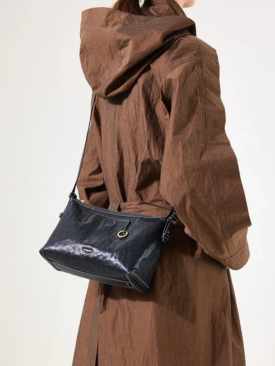 Small Yore Hobo Bag (Minimal Version) - Onyx
