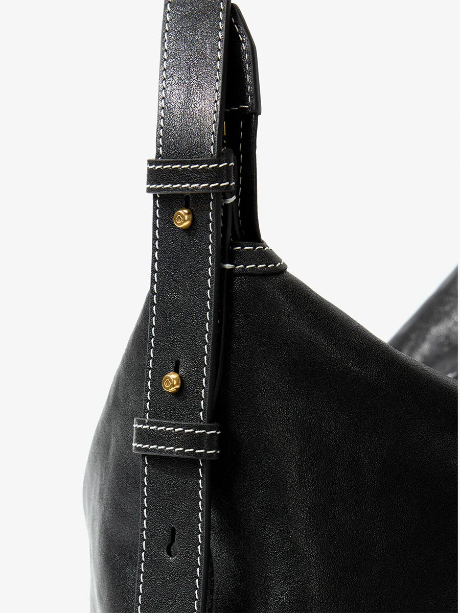 Small Yore Hobo Bag (Minimal Version) - Onyx