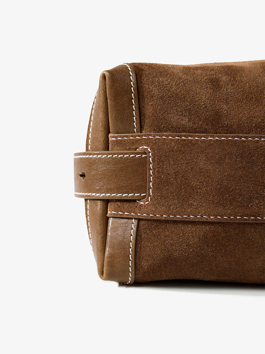Small Yore Hobo Bag (Minimal Version) - Sandal Suede