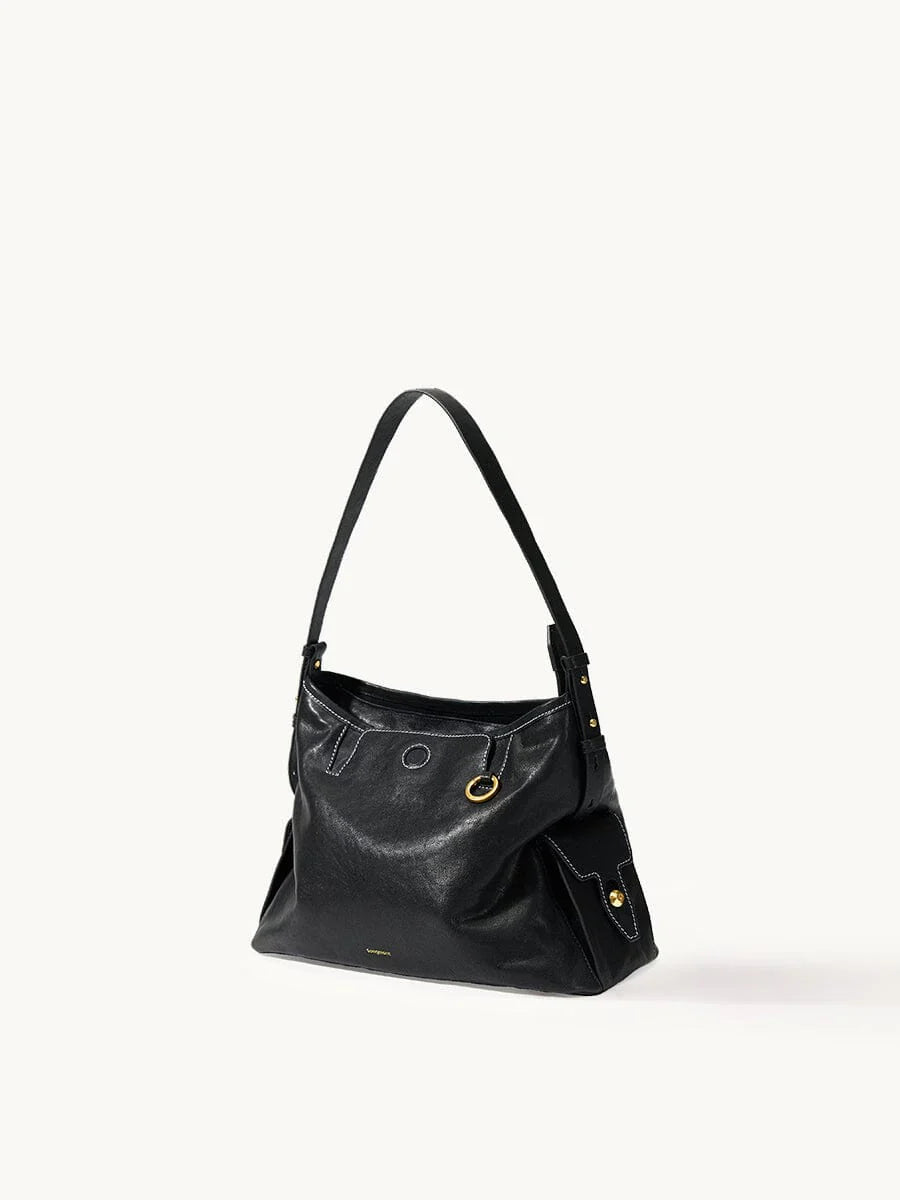 Small Yore Hobo Bag - Onyx