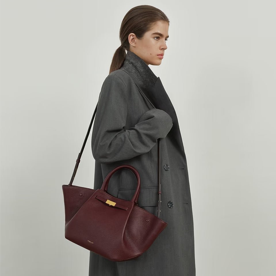 The Midi New York Small Burgundy