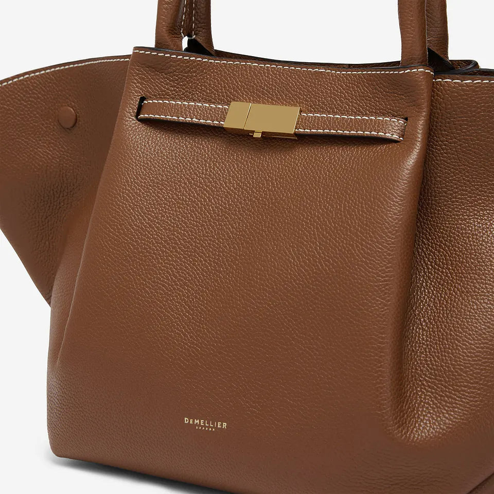 The Midi New York Small Ecru Stitching