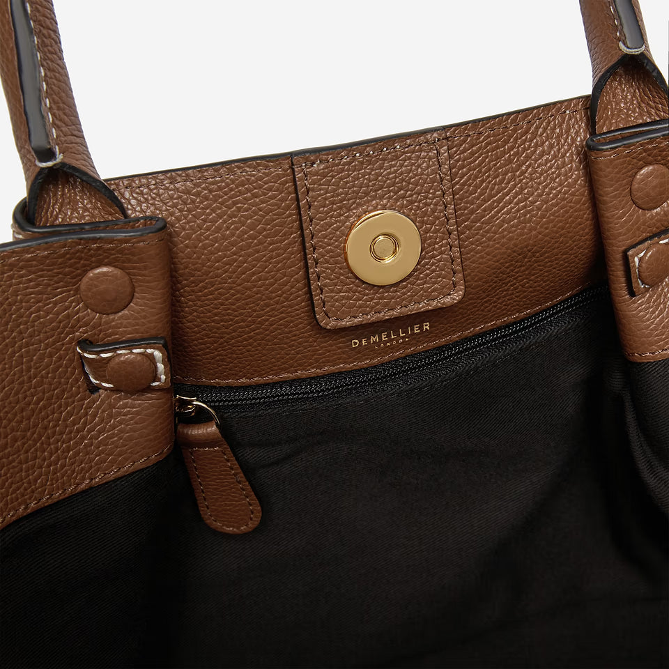 The Midi New York Small Ecru Stitching